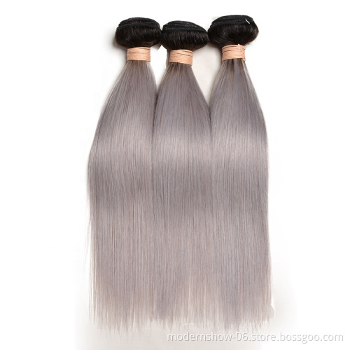 Remy cuticle aligned virgin silver braiding silver extensions hair